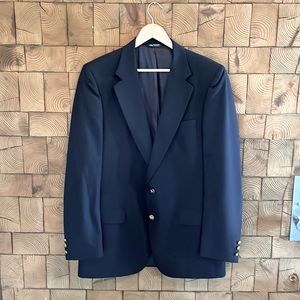Burberry Navy Blue Sport Coat
